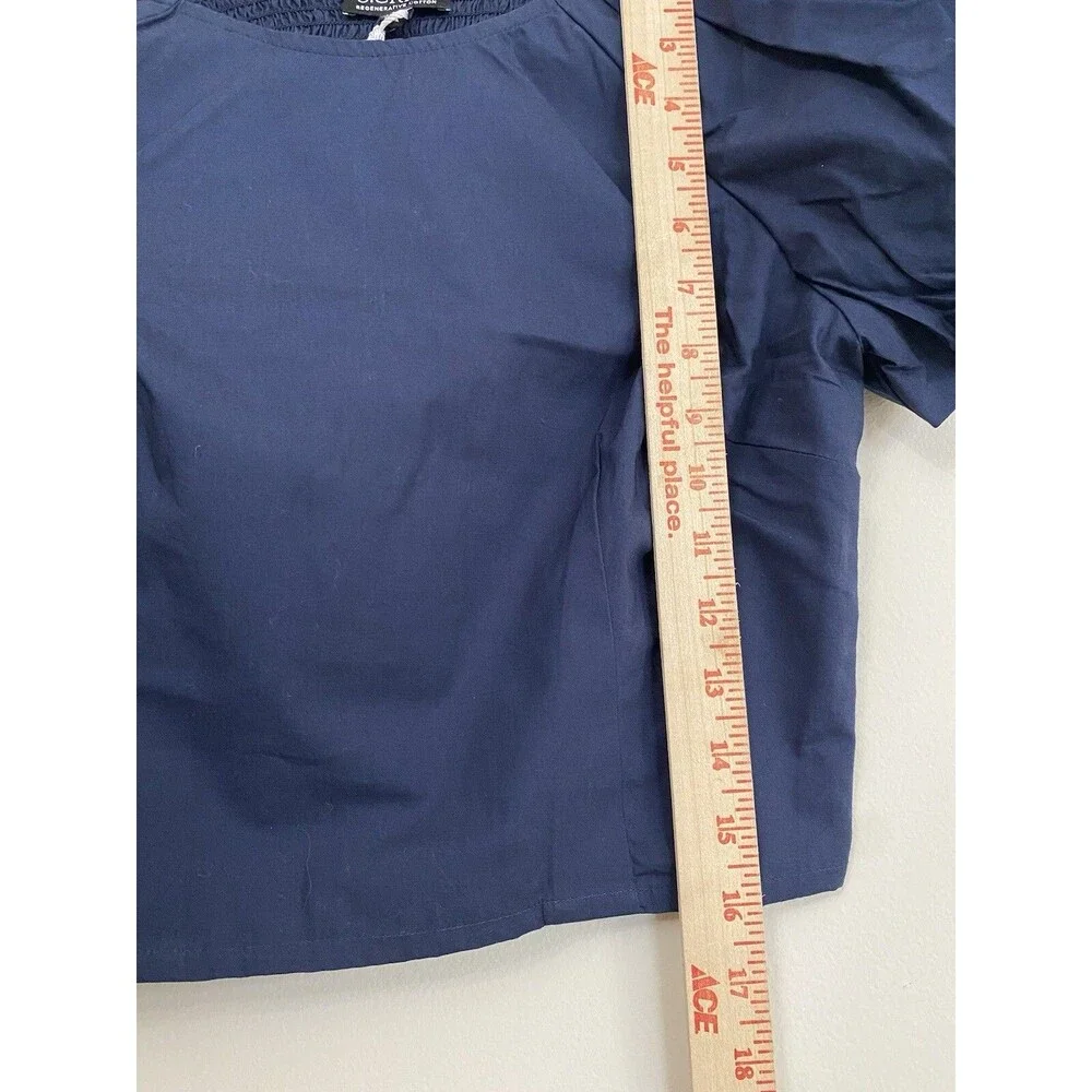 J.Crew Inez Fitted puff-sleeve top NWT Size 6